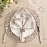 Kim Seybert - Zen in Gray & Taupe Placemat - Set of 4