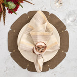 Kim Seybert - Divot Placemat in Umber, Set of 4