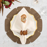 Kim Seybert - Divot Placemat in Umber, Set of 4