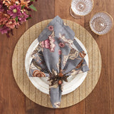 Kim Seybert - Paisley Vine Napkin in Blue & Gray, Set of 4