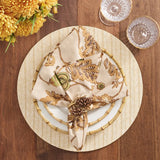 Kim Seybert - Paisley Vine Napkin in Beige & Multi, Set of 4