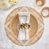 Kim Seybert - Russet Placemat in Gold & Silver, Set of 4