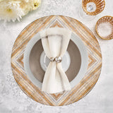 Kim Seybert - Russet Placemat in Gold & Silver, Set of 4