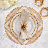 Kim Seybert - Russet Placemat in Gold & Silver, Set of 4