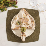 Kim Seybert - Paisley Vine Napkin in Beige & Multi, Set of 4