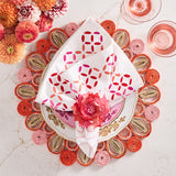 Kim Seybert - Marisol Placemat in Pink & Orange Set of 4