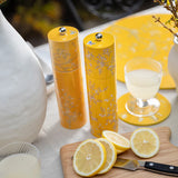 Addison & Ross Salt OR Pepper Mill Bobbin Chinoiserie Yellow
