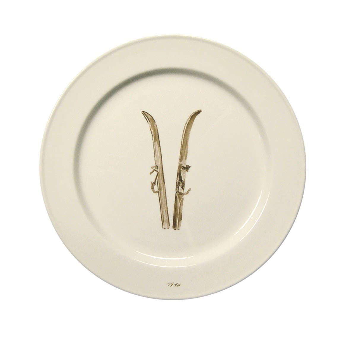 Chehoma Ascentielle Dinnerware Salad or Small Plate Ski-8.39 x .98 h
