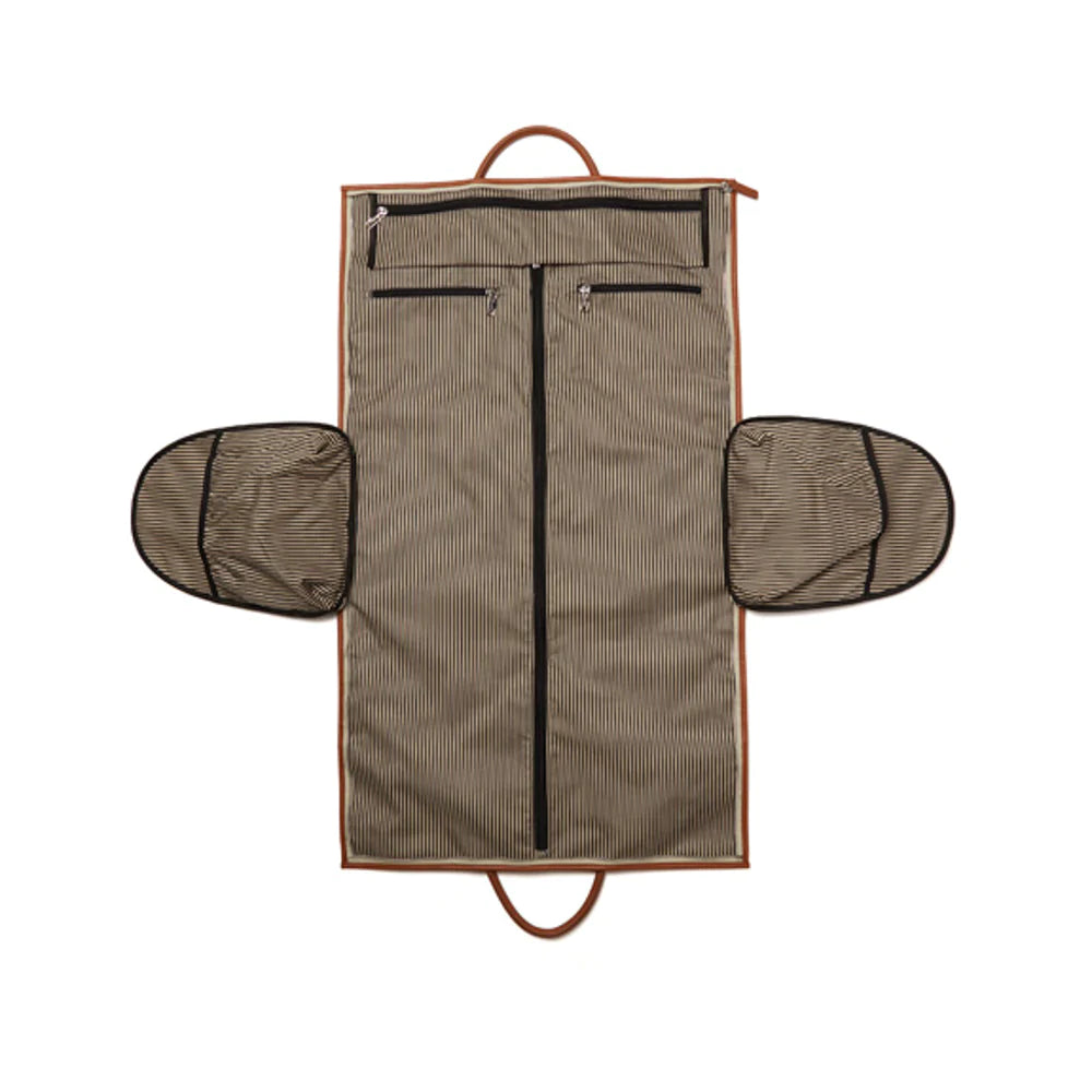 Brouk & Co Luggage-Capri 2 -n-1 Garment Bag-Brown