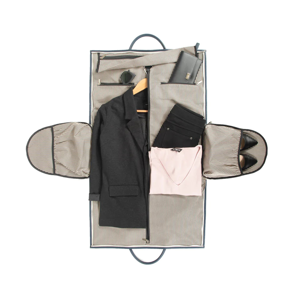 Brouk & Co Luggage-Capri 2 -n-1 Garment Bag-Black