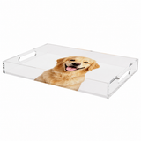 Nicolette Mayer Golden Retriever 12.25x7.75 Acrylic Tray