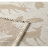 David Fussenegger SYLT Throws - “Forest Animals” (GRS) Beige