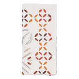 Kim Seybert -  Malta Napkin in White & Brown Set of 4