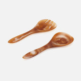 Blue Pheasant - Laney 2-Piece Serving Set - Amber