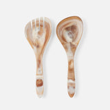 Blue Pheasant - Laney 2-Piece Serving Set - Brown