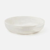 Blue Pheasant - Hugo White Swirled Serving Bowl Large