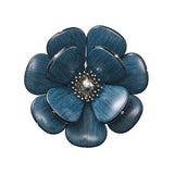 Kim Seybert - Begonia in Teal & Sliver Napkin Ring - Set of 4