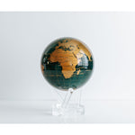 GREEN AND GOLD MOVA GLOBE 6"