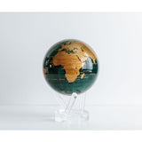GREEN AND GOLD MOVA GLOBE 6"