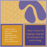 Fun Cocktail Napkins - Words Wrong - Set of 3