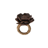 Juliska Camellia Napkin Ring - Set of 4