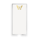 LUXE Buck Gold Foil Butterfly Notepad