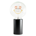 Message In A Bulb Lights - Smiley Love