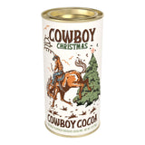 Bellissimo Hot Drinks - Cowboy Christmas Chocolate Cocoa (7oz Round Tin)