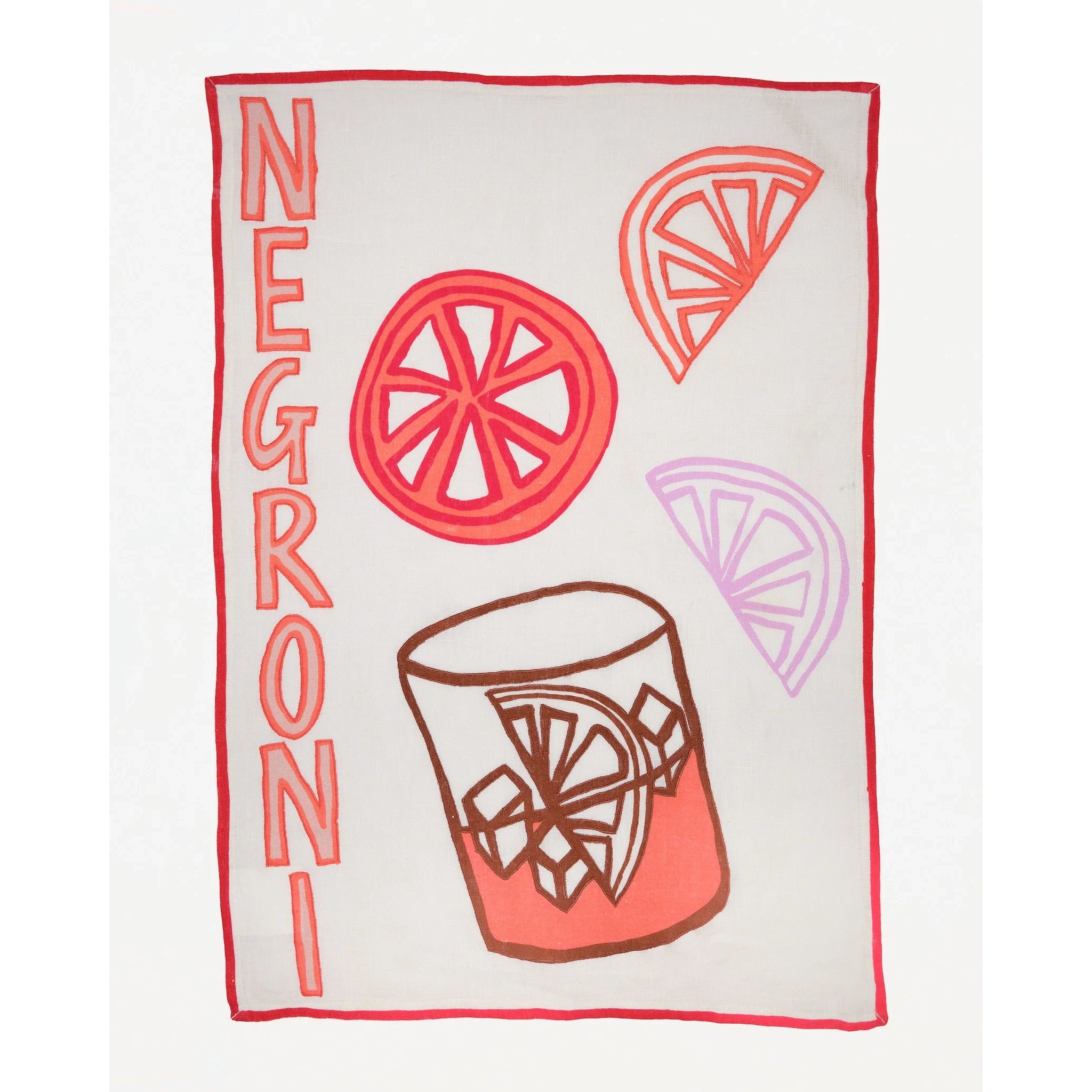 Amuse La Bouche Limited - Negroni Tea Towel – Bellissimo Home Amuse La Bouche Limited - Negroni Tea Towel – Bellissimo Home