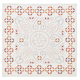Kim Seybert -  Malta Napkin in White & Brown Set of 4