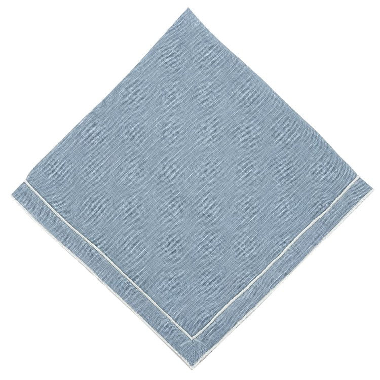 Tina Chen Designs - Augusta Baby Blue Napkin - Set of 4