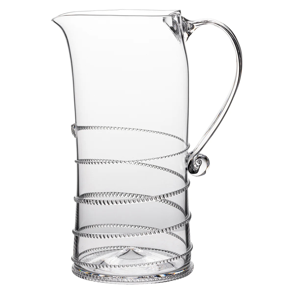 Juliska Glassware Amalia Glass Pitcher