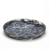 Nashi Signature Round Platter Large - Black Swirl