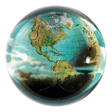 John Derian - World (Globe) Dome Paperweight