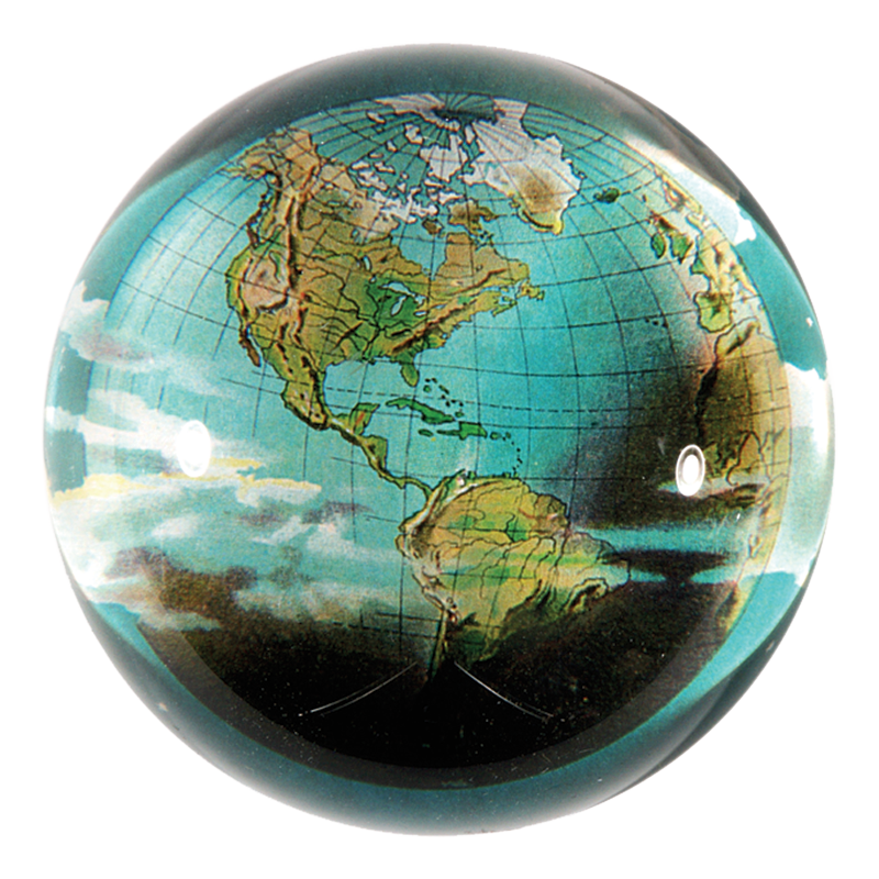 John Derian - World (Globe) Dome Paperweight