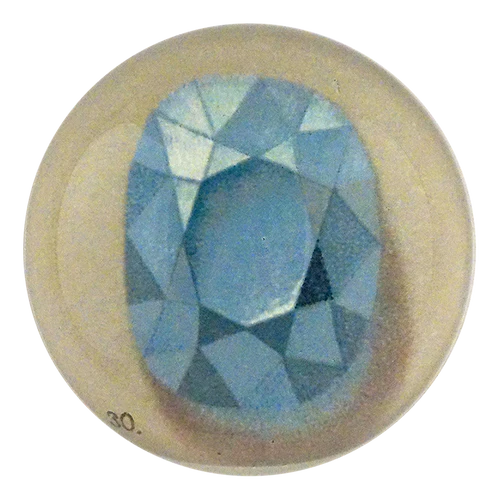 John Derian - Hope Blue Diamond Dome Paperweight