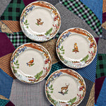 Juliska Forest Walk Dessert/Salad Plate, Assorted Set of 4