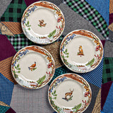 Juliska Forest Walk Dessert/Salad Plate, Assorted Set of 4