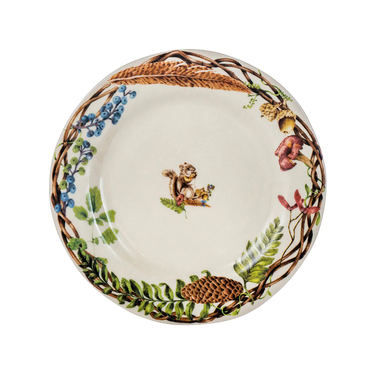 Juliska Forest Walk Dessert/Salad Plate, Assorted Set of 4