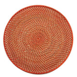 Deborah Rhodes Placemats CALYPSO RATTAN Orange