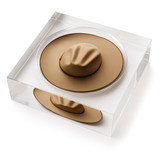 Nicolette Mayer Acrylic Candy Dish Cowboy Hat 6"x6"