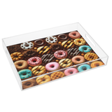 Nicolette Mayer Rectangle Glazed Donuts Acrylic Tray 17" x 10.5" x 2”