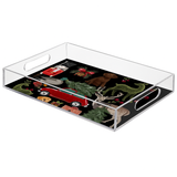 Nicolette Mayer Rectangle Ultimate Christmas Black Acrylic Vanity Tray 12.25" X 7.75"