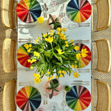 Summerill & Bishop-John Derian 'Colour Wheel' Round Placemat - Set of 2