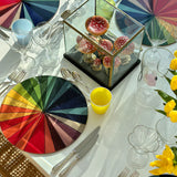 Summerill & Bishop-John Derian 'Colour Wheel' Round Placemat - Set of 2