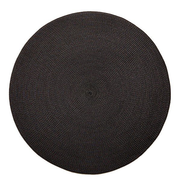 Deborah Rhodes Placemats Round Brown Black