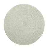 Deborah Rhodes Placemats Round Ivory Moss
