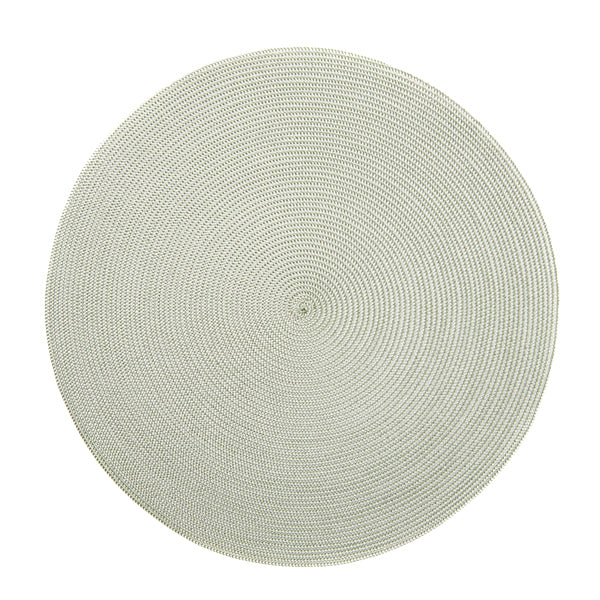 Deborah Rhodes Placemats Round Ivory Moss