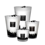 Baobab Candle Collection Feathers Black & White