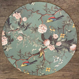 Julian Mejia - Blue/Yellow/Red Bird Round Placemat - Set of 2